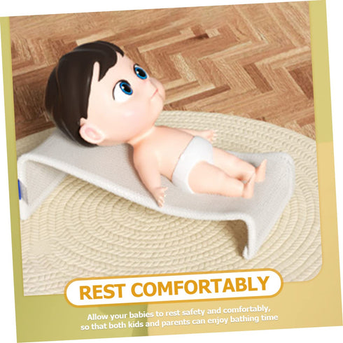 Infant Bath Support Seat Mesh Bath Pad Baby Bathtub Mesh Seat Save Time Effort Comfortable Bathing for Newborns