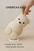 Neutral Silicone Teddy Bear Coin Bank for Kids, Baby, and Toddler. Unbreakable Piggy Bank for Kids -Nursery Decor
