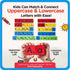 Set Learn Your Lowercase! Self-Correcting Magnetic Alphabet Lowercase Letters Helps Young Learners Learn The Basics
