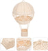 BESTOYARD Rustic Rattan Hot Air Balloon Lamp Shade Handwoven Wicker Wall Art Decor for Boy Girl Rooms Unique Natural