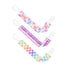 6 Pack 6DBP06 ALVABABY Baby Pacifier Clips Paci Universal Holder Leash Pacifier Clip Binky Holder for Teether Soothie
