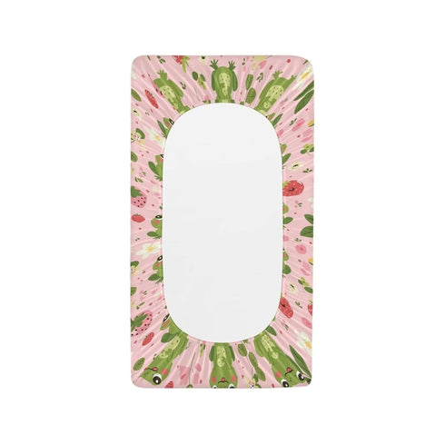 Frog Changing Pad Cover for Baby Infant Newborn Cute Strawberry Diaper Changing Pad Covers Soft Breathable Baby Nursery