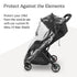 V3 UPPAbaby Minu Rain Shield - Waterproof and Windproof Coverage - Ventilated Design - Quick Attachment - Easy Access