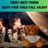 10" Penned Teddy Bear with Hug Me T-Shirt, Brown Bedtime Teddy, Gift for Emotional Support, Calm Children