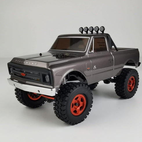 4pcs Micro Rubber Crawler Tires 1.0" for SCX24 Gladiator Bronco C10 JLU Deadbolt B17 Axial 1/24 RC Crawler