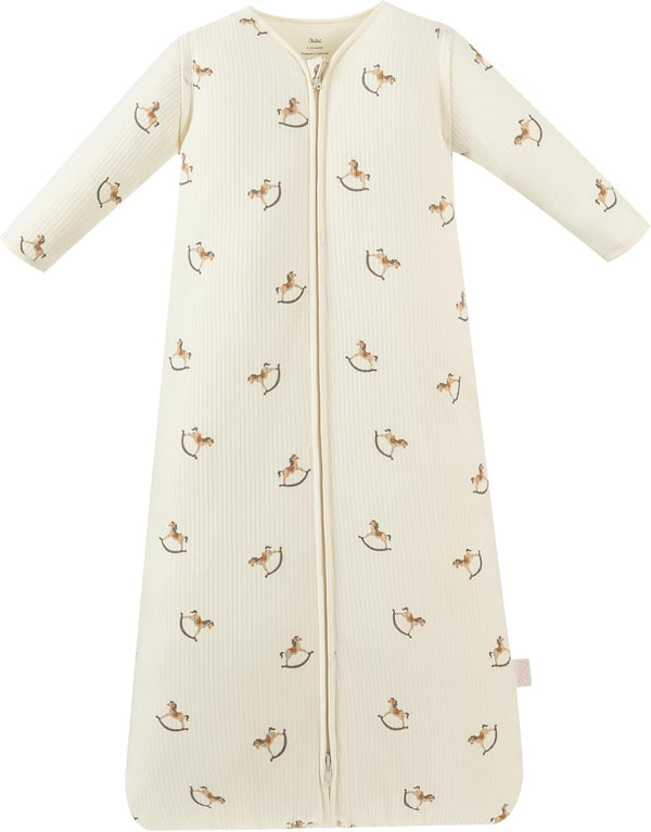AnZai 2.5 TOG Baby Sleep Sack, Super Warm Quilted Wearable Blanket with