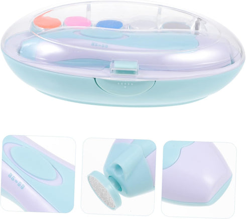 Trimmer Set Toddmomy Electric Nail File for Boys and Girls Safe Electric Nail Multiple Heads Baby-Friendly for Manicure