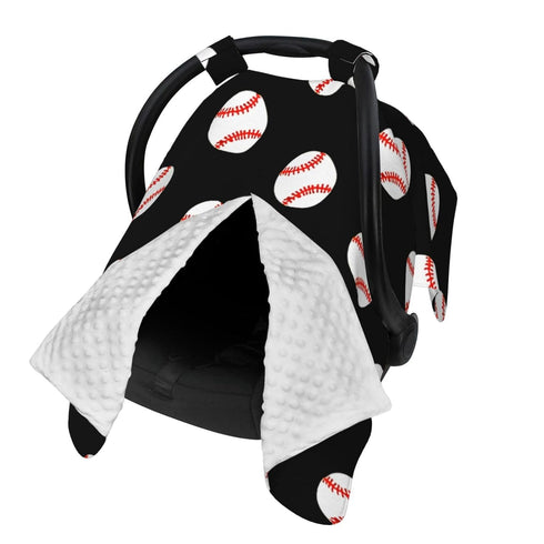 Hcpwzrf Baseball Baby Car Seat Cover & Nursing Cover - Breathable Stretch Multi-Use