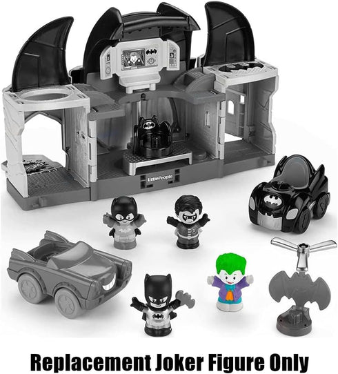 Replacement Joker Figure for Fisher-Price Little People DC Superfriends Deluxe Batcave Playset