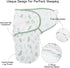 SEVDO 3-Pack 0-3 Organic Baby Swaddle Sleep Sacks,Nursery Swaddling Blankets,Swaddles for Newborns Infant Months