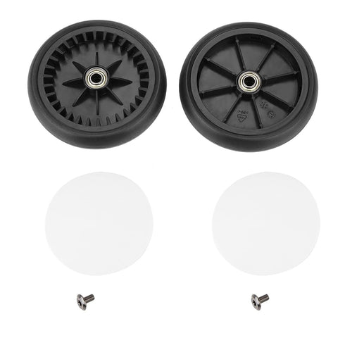 Wheels for Baby Strollers, Rubber Wheel Accessories for Kids Carriage (A Pair of Front Wheels)