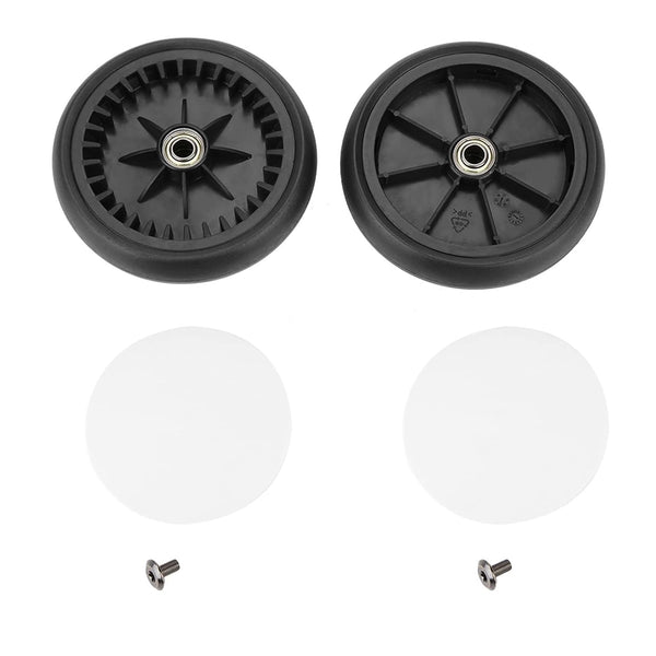 Wheels for Baby Strollers, Rubber Wheel Accessories for Kids Carriage (A Pair of Front Wheels)