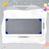 2 Pack 23" 51" Horbaunal Grey Cot Sheets for Daycare/Pre-School Standard Size, x Cot Fitted Sheets, Microfiber Fitted