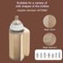 xeamun 6000 Portable Baby Milk Bottle Warmer for Breastmilk and Formula Feeding,Travel Fast Baby Bottle-Feeding Breast