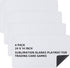 4 Pcs Card Game Mats - 14 x 24 Inch Playmat Sublimation Blanks for Board Games