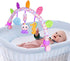 Caterbee Travel Arch Bassinet Toys for Baby Hanging on Stroller, Crib &