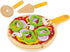 Hape Homemade Wooden Pizza Play Kitchen Food Set and Accessories, Multicolor, for Kids 3 Years and Up