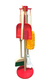 JustForKids Wooden Detachable Kids Cleaning Set - Duster, Brush, Mop, Broom and