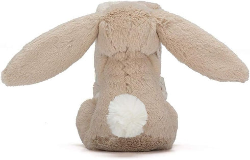 Jellycat Bashful Beige Bunny Soother, 13.5 inches - Baby Lovey & Security Blanket Gift