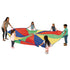Excellerations 12-Foot Rainbow Play Parachute for Kids with 12 Handles - Fun Gym Toy