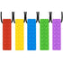 5PCS Chew Necklaces for Sensory Kids, Silicone Chewy Necklace for Boys and Girls with Autism, BPA Free