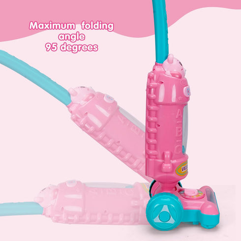 1-3, 18M+ FS Kids Vacuum Toy That Really Works with Lights & Sounds, Pretend Play Toy Vacuum for Toddlers Toddler