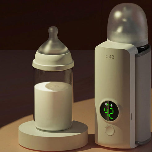 NLAIOUSL Efficient Travel Bottle Warmer for Quick Heating Portable Milk Hand Cordless Bottle for Infant Feeding
