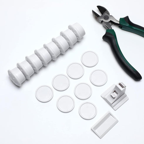Youyole 8 Pcs Universal Replacement Keys for Baby Proofing Magnetic Cabinet Locks, Child Safety Latch