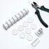 Youyole 8 Pcs Universal Replacement Keys for Baby Proofing Magnetic Cabinet Locks, Child Safety Latch