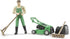 Bruder 62103 bworld Gardener with Lawn Mower and Accessories
