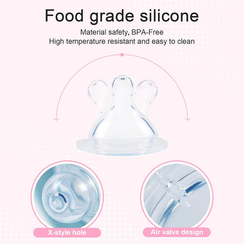 LittleForBig Oversized Baby Feeding Bottle - Ultra Printed Specialty Parade Pattern