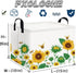 FXOCSHE FXOLCSHE Rectangular Sunflower basket,Waterproof Canvas kids Laundry Nursery Hamper,Storage Baskets