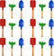 Tarpop 9 Pcs Kids Gardening Tools Set, Metal Kids Yard Tools with