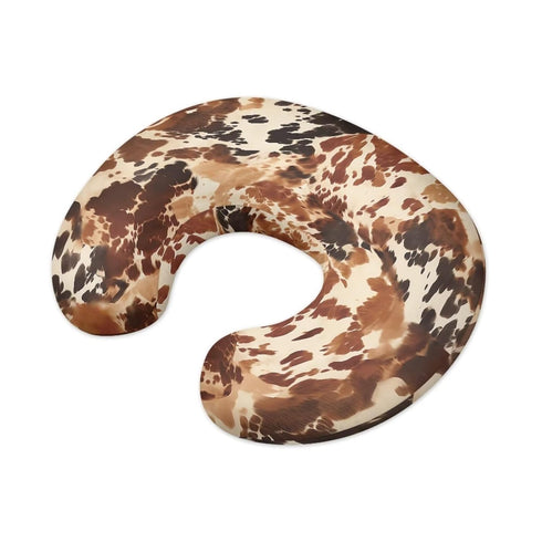 ZWPINITUP Brown Hide Cow Baby Fashion Nursing Pillow Cover Baby Breastfeeding Slipcover Newborn Safety and Comfy Cover