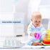 KPPTYTY Refrigerator&Countertop-3PC Baby Bottle Organizer, Plastic Storage Center for Baby Bottles and Food Jars