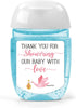 EKSPLODI Hand Sanitizer Labels Thank You for Showering Our Little One with Love