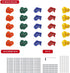 Yaegoo Climbing Holds for Kids and Adults, 25 PCS Rock Climbing Holds with Mounting Hardware for DIY Wall