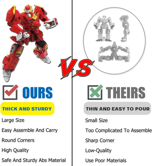 10-in 6 7 8 9 10 Wenbeier Animal Transforming Robot Toys Kirin Action Figure for Kids Deformation Robot for Boys
