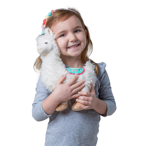 Mary Meyer Fuzzy Sherpa-Like Stuffed Animal, Soft Toy, Lily Llama, 10-Inches