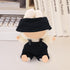 QUPIVA 15-17cm Summer Set 17 CM Dolls Clothes with Adjustable Belt& Cute Hat, Overalls Clothing for Doll, Cute Fashion