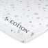 American Baby Company 100% Natural Cotton Fitted Mini Crib Sheet 38" x 24" for Portable Crib