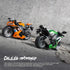Pull Back Motorcycle Toys, Tiny Gift with Music Lighting, Race Motorcycles for Boys Age 3-8 (Green)