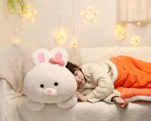 Easter Gifts Bunny Stuffed Animal Plush Pillow, 24 Inch Cute Plush Toy for Adults and Kids