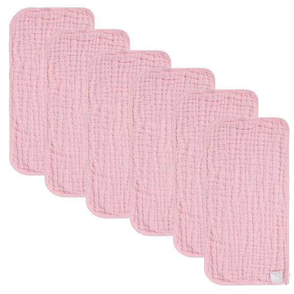 norinori Baby Burp Cloths Muslin Washcloths 6Pack - Muslin Burp Cloths Large