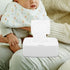 SHINEOFI 6.69X4.13X2.36In Refillable Wipes Dispenser Box with Non-Slip Base Portable Wet Tissue Holder for Baby