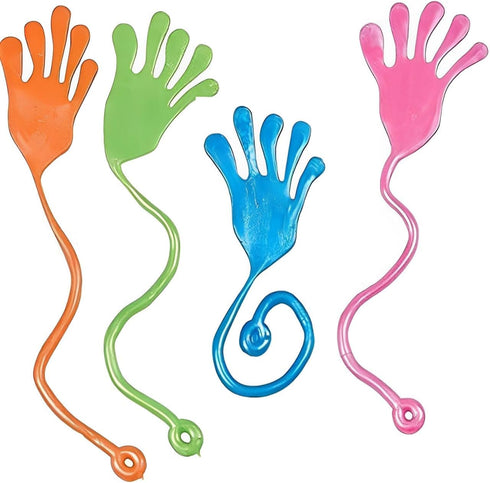 Tuko 20PCS Sticky Hands, Fun Toys for Kids' Party Favors, Stretchy Sticky Hands for Birthday Parties, Sensory Toys