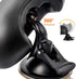 GES Rear View Mirror - 360 Degree Adjustable with Strengthen Suction Cup for Car (5.9 x 2.2 Inch, Black)