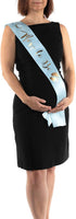 OLILLY Perfect Blue Mom to Be Sash - Celebrate Your Baby Shower
