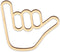 Shaka Wooden Wall Sign Hang Loose Sign Hawaii Aloha Surfer Hand Sign