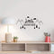 Tribal Mountain Adventure Wall Sticker - Removable Art Decal for Kids Room, Nursery, or Bedroom - Travel Mural QQ198